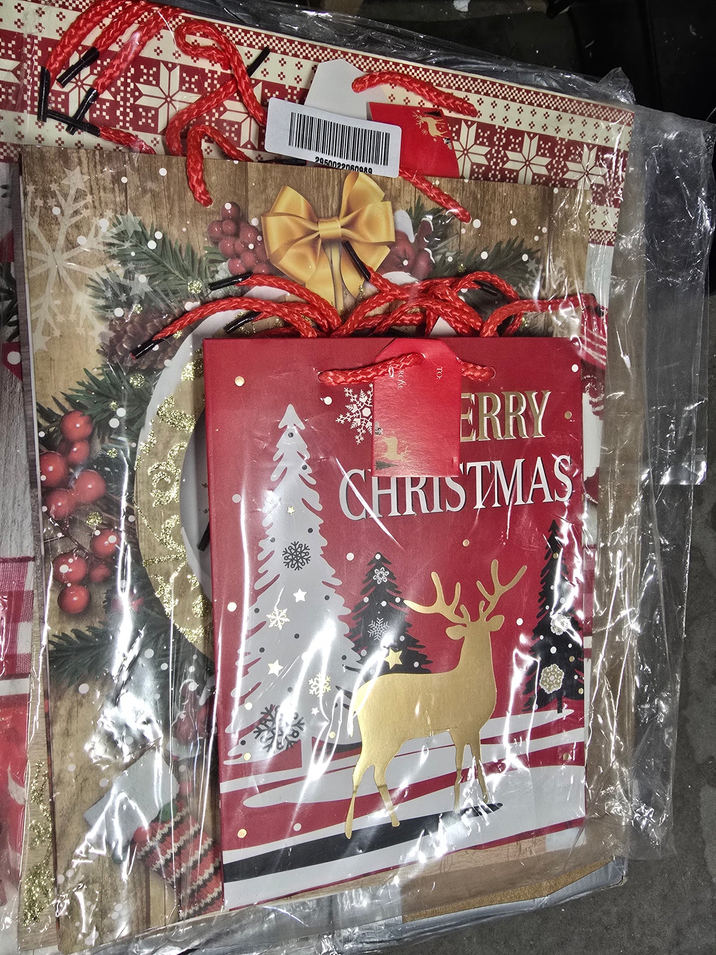 Weihnachtsgeschenktüten - 13 Stück - Verschiedene Größen