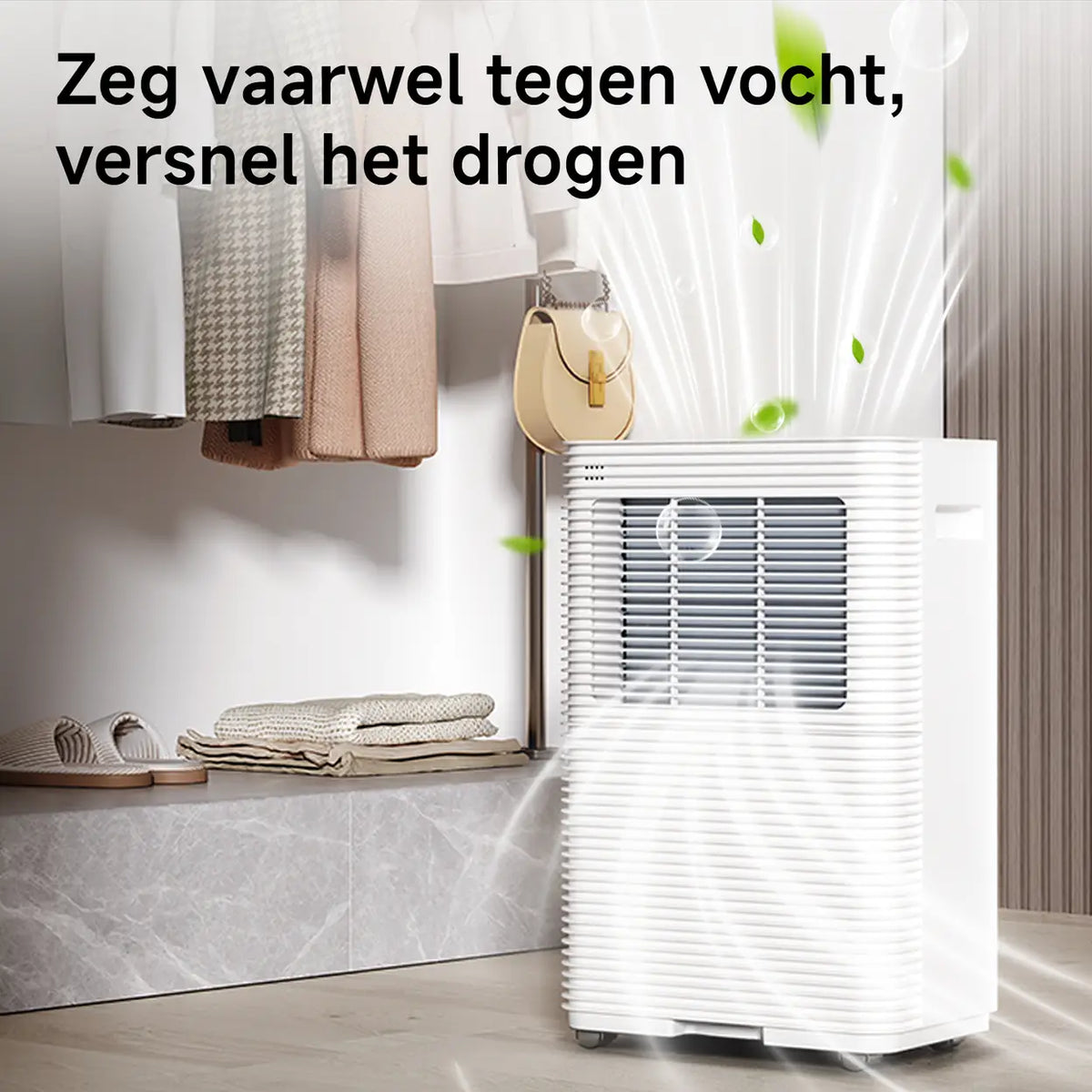 VINO Smart-Luftentfeuchter – 12 l/Tag – WLAN – 1,8-l-Tank – weiß