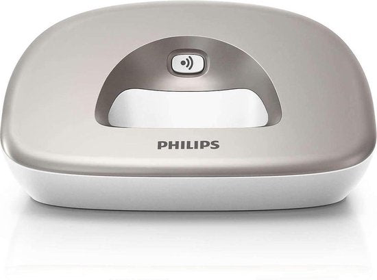 Philips XL4901S - DECT-Telefon - Schnurloses Seniorentelefon mit 1 Hörer - große Tasten, Lautstärkeanhebung und Hörgerätekompatibilität - Weiß