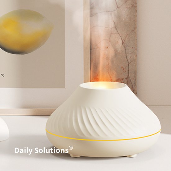 Daily Solutions® Aroma Diffusor - Duft und Farbe - Luftbefeuchter - Aroma Diffusoren - Vernebler - Duft Diffusor - Wohltuende Atmosphäre - Weiß