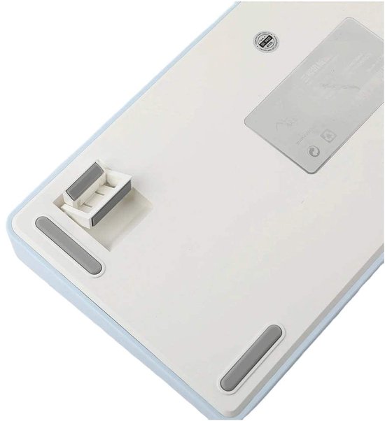 EPOMAKER F75 Sea Salt Blue LEOBOG Greywood V3 Switch RGB – kabellose, Hotswap-fähige mechanische Gaming-Tastatur
