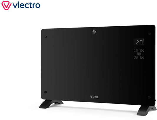Vlectro Heizpaneel - Mit einstellbarem Timer - Schwarz
