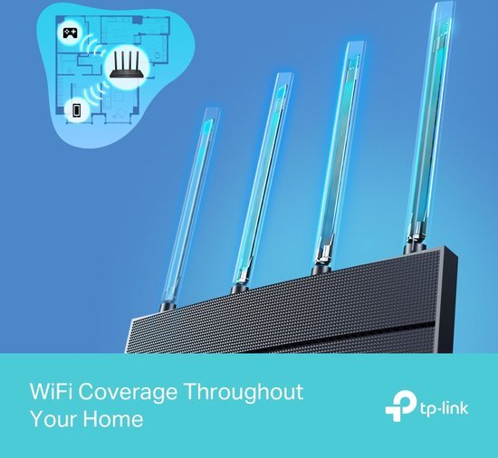 TP-Link Archer AX12 – Router – Dualband – Wi-Fi 6 – 1500 Mbit/s