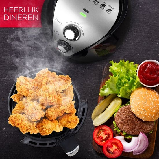 Alpina Airfryer XL - 3.2L - 80 bis 200°C - 1500W - Schwarz