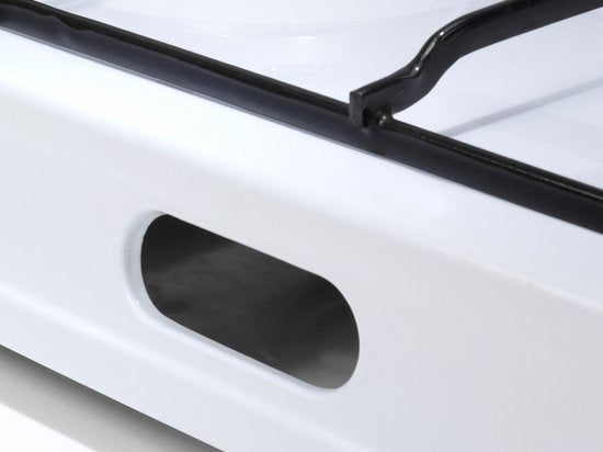 Campart Campingkocher KO-6383 – 3-flammige Campingkocher – Gaskocher mit Edelstahlbrenner – Weiß