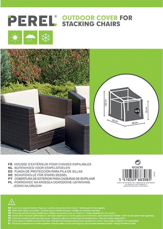 Perel Buitenhoes Voor Stapelstoelen - 95 Cm