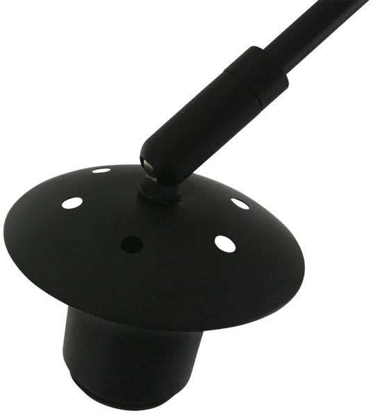 Steinhauer Bogen-Wandleuchte Sparkled Light - Drehbar & ausziehbar - E27 - 145 cm - Schwarz