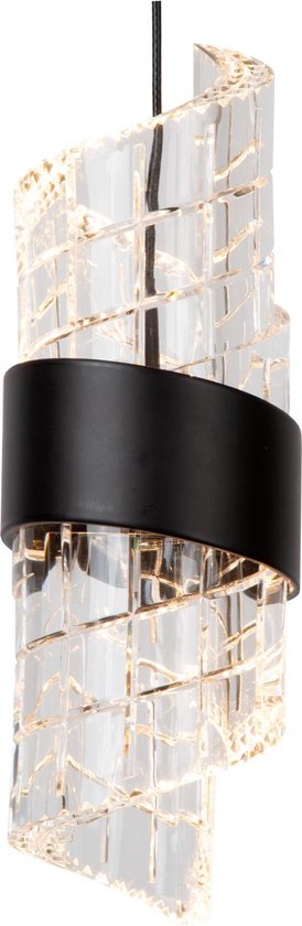 Lucide KLIGANDE – Hängeleuchte – Ø 30 cm – dimmbare LED – 5 × 8 W, 2700 K – Schwarz