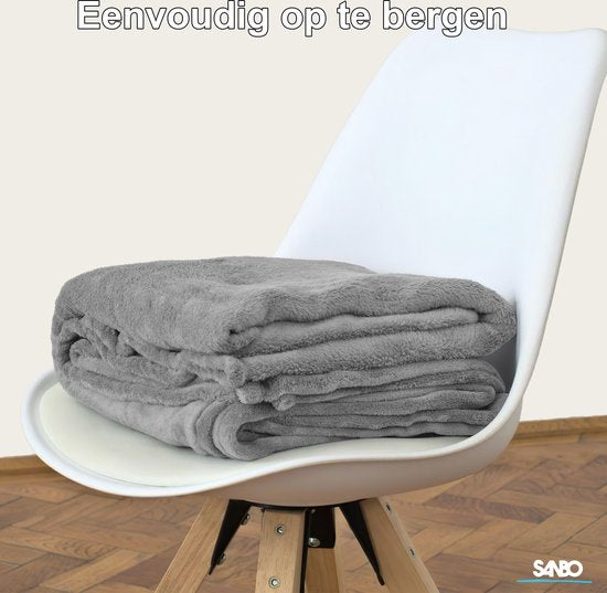 Sanbo Electric Blanket - 120 x 160 cm - Maschinenwaschbar - Decke - 1 Person - 3 Stufen - Mit Timer - Wärmedecke