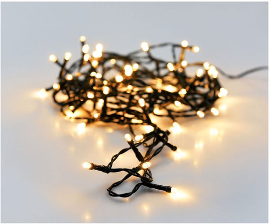 Weihnachtsbeleuchtung, Lichterkette – 40 LED-Lämpchen – warmweiß – 300 cm – Weihnachtslichter