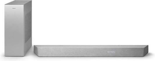 Philips Sound Soundbar mit kabellosem Subwoofer TAB8507/10 Silber