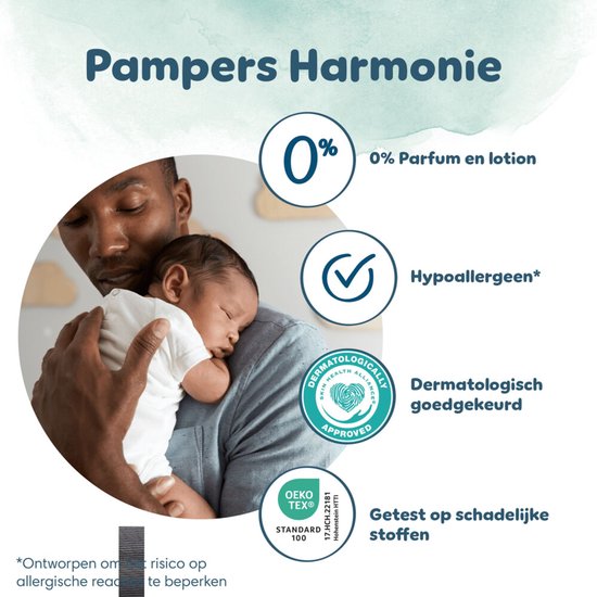 Pampers Harmonie Windeln Größe 2 (4–8 kg) 116 Stück