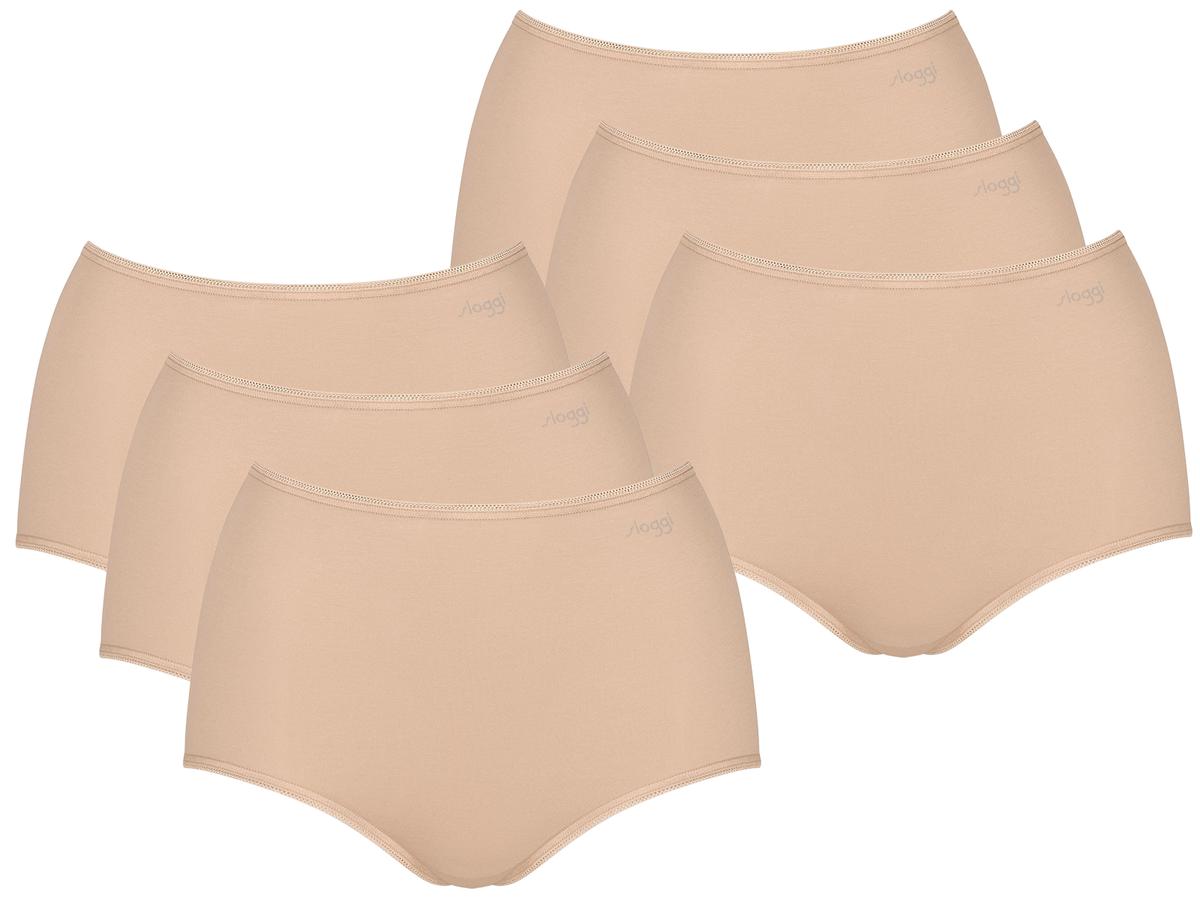 Sloggi Pure Comfort H Maxi Slip – 3er-Pack – Größe S – Skin