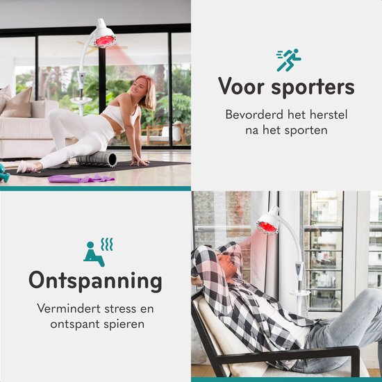 Soft & Silky Infrarotlampe - Rotlichttherapie - Infrarot - drehbar - Lampe - Heizpaneel - Heizung - Decke