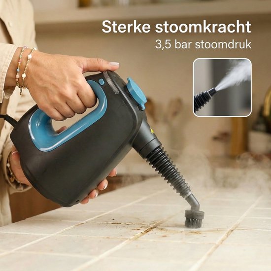 CleanKoala 2-in-1-Dampfreiniger – 15 Sekunden Aufheizzeit – 30 Minuten Dampfreinigung – inkl. 12 Zubehörteile und 3 zusätzliche Tücher