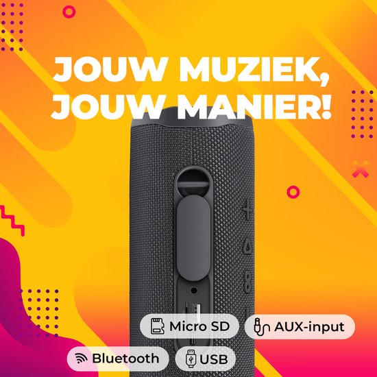 Denver Bluetooth-Lautsprecher, kabellos – Lichteffekte – Musikbox – AUX – TWS-Kopplung – BTV223B