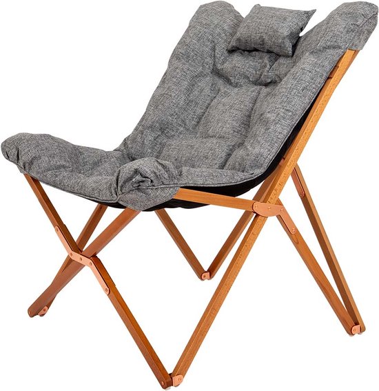 Bo-Camp - Urban Outdoor - Relaxsessel - Bloomsbury Comfort - Grau
