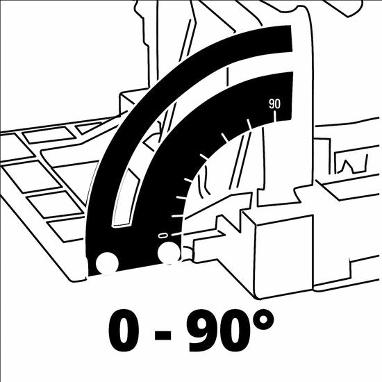 Einhell Lamellendübelbohrer TC-BJ 900 – 860 W – 11.000 U/min – Ø 100 × 22 × 3,8 mm – Max. Frästiefe: 14 mm – Winkelverstellung: 0°–90° – inkl. Staubbeutel