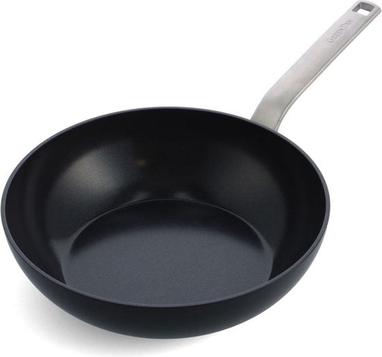 Greenpan Evolution Eco Wokpfanne - Ø28cm - Antihaftbeschichtung aus Keramik - PFAS-frei