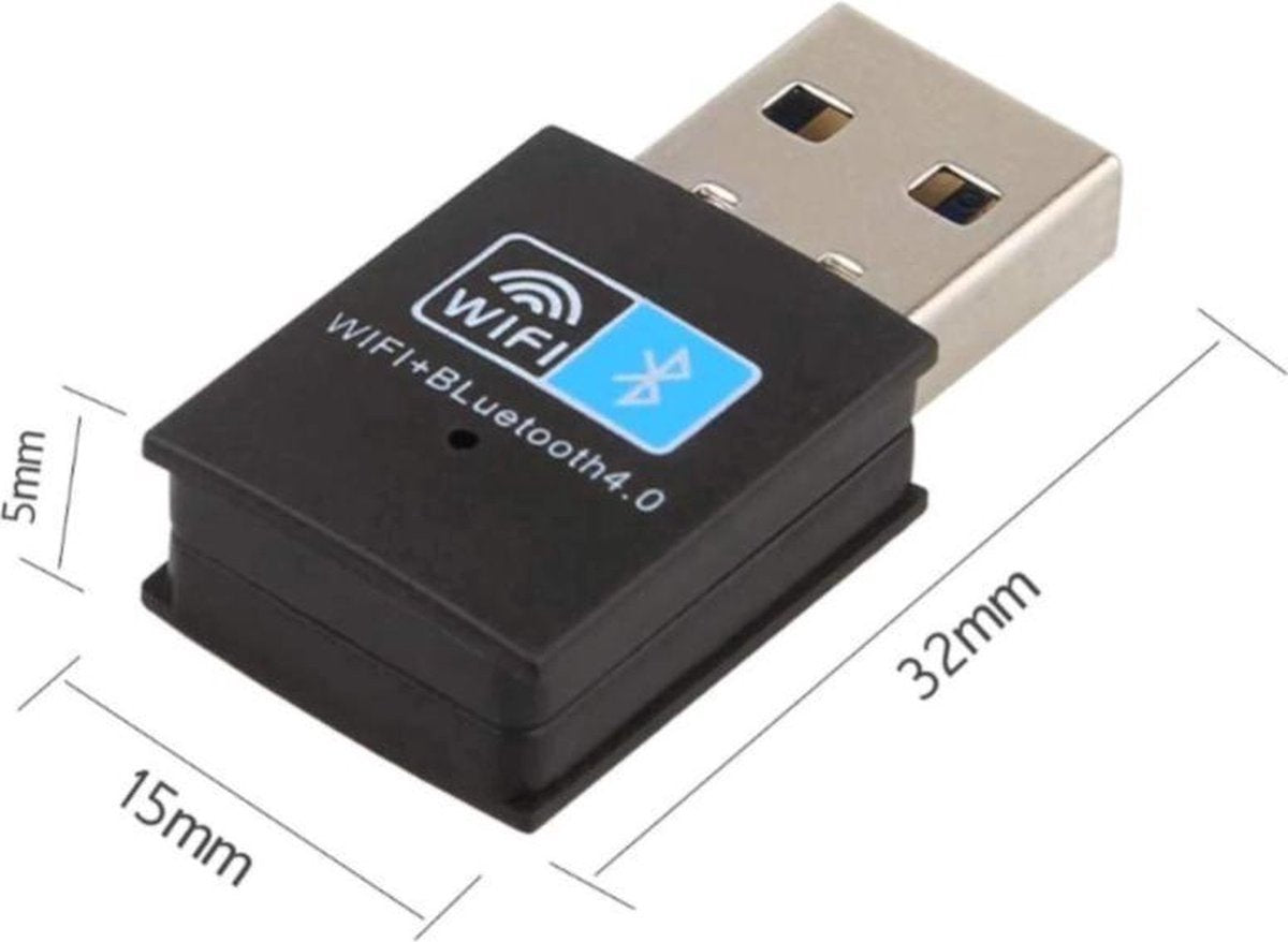TechvavoÂ® Drahtloser USB WiFi Bluetooth Adapter - Drahtloser Dongle USB2.0 WiFi BT4.0 Adapter