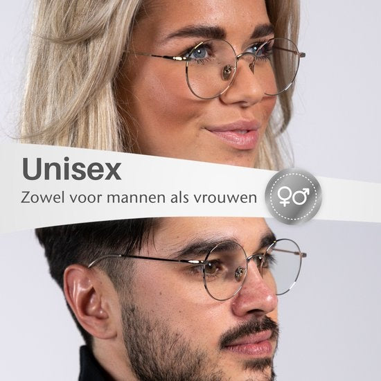 LC Eyewear Computerbrille - Blaulichtbrille - Displaybrille - Metall - Unisex - Silber