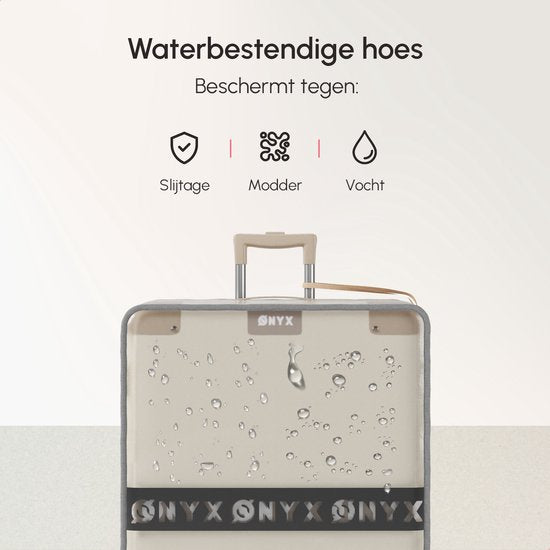 ONYX Kofferhülle 65 l – 28 × 46 × 67 cm – Kofferschutzhülle – Transparent