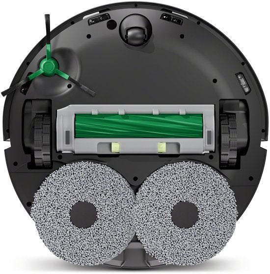 iRobot Roomba® Plus 505 Combo Roboter + Autowash™-Dockingstation – Staubsaugerroboter mit Wischfunktion – Schwarz – N1850