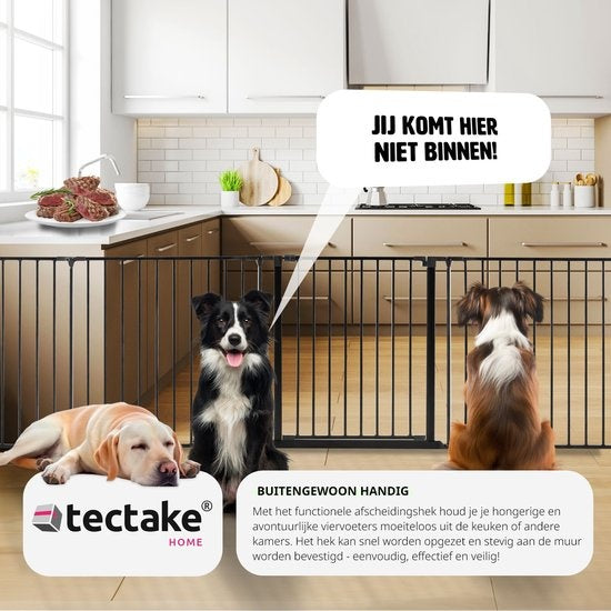 tectake - Kaminzaun Sicherheitszaun - Agni - 5 Elemente - stabil und sicher - 403569