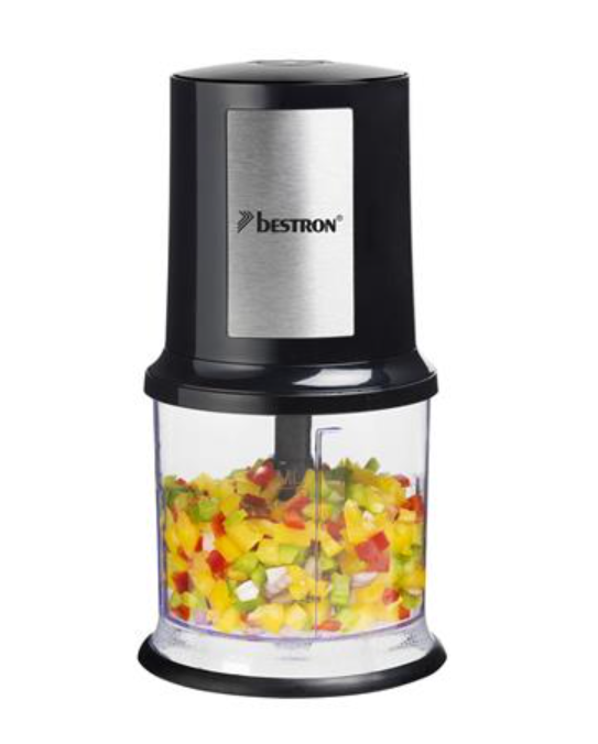 Bestron AKC200KL Küchenmaschine – 400 W – 0,5 l – 1 Geschwindigkeitsstufe – 25 × 13 × 13 cm