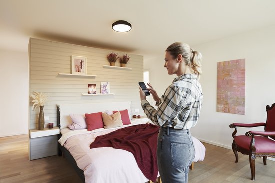 LEDVANCE Leuchte: für Decke, DEKORATIVES PLAFOND HINTERGRUNDLICHT MIT WIFI TECHNOLOGIE / 28 W, 22-...24- V, Abstrahlwinkel: 11-, RGBTW, 3-65- K, Gehäusematerial: Stahl, IP2-