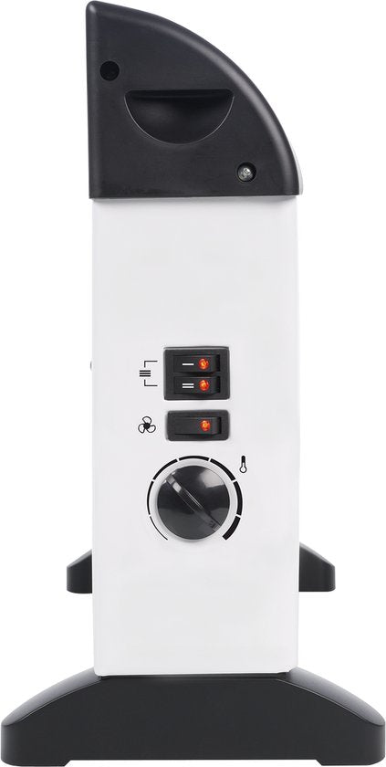 Tristar KA-5166 Konvektorheizung – 3 Heizstufen – Einstellbarer Thermostat – Turbo-Funktion – 750 W – 1250 W – 2000 W – Gebläsestufe