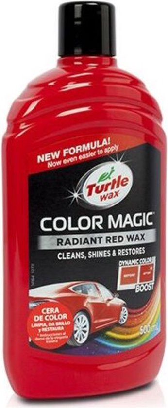 Turtle Wax 52711 Color Magic Radiant Red Wax 500ml - Spezialautopolitur - Lackreparatur - Politur - Rot