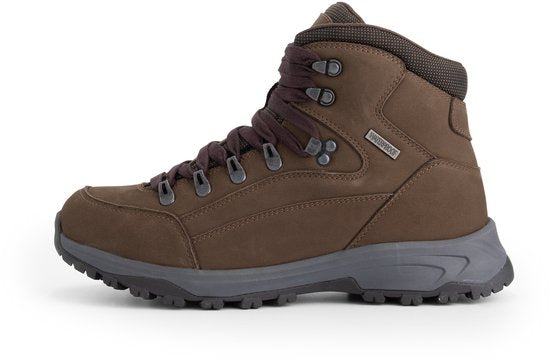 Travelin' Glesborg Men - Halbhohe Wanderschuhe - Wasserdicht - Braun - Größe 44