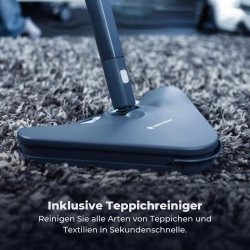 Techweise TS1 Dampfreiniger - 100+ Oberflächen - 45 Minuten - 3,6 bar - grau