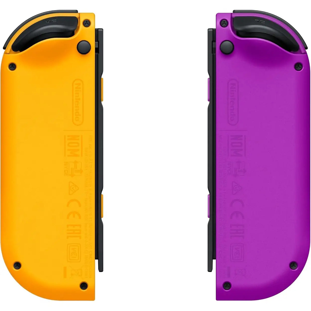 Nintendo Switch Joy-Con-Paar – Neon-Lila/Neon-Orange – Mit 2 Handschlaufen