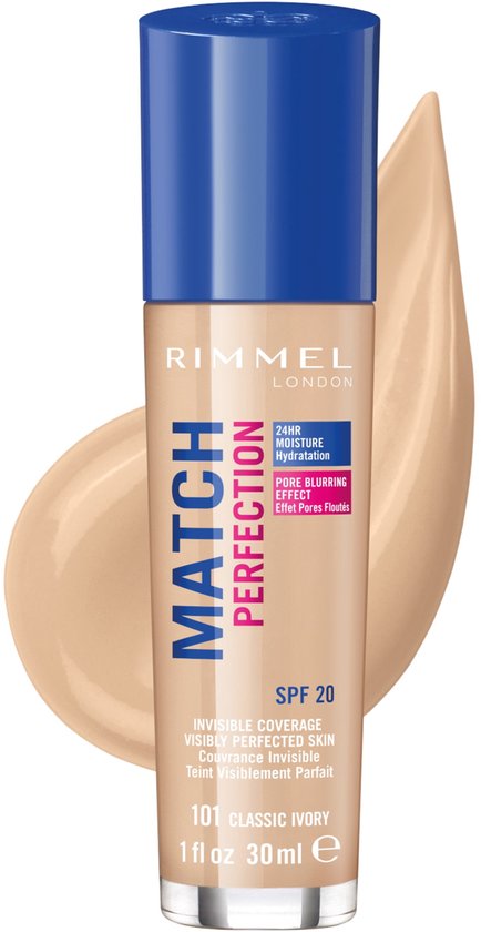 Rimmel Match Perfection Foundation – 101 Classic Ivory