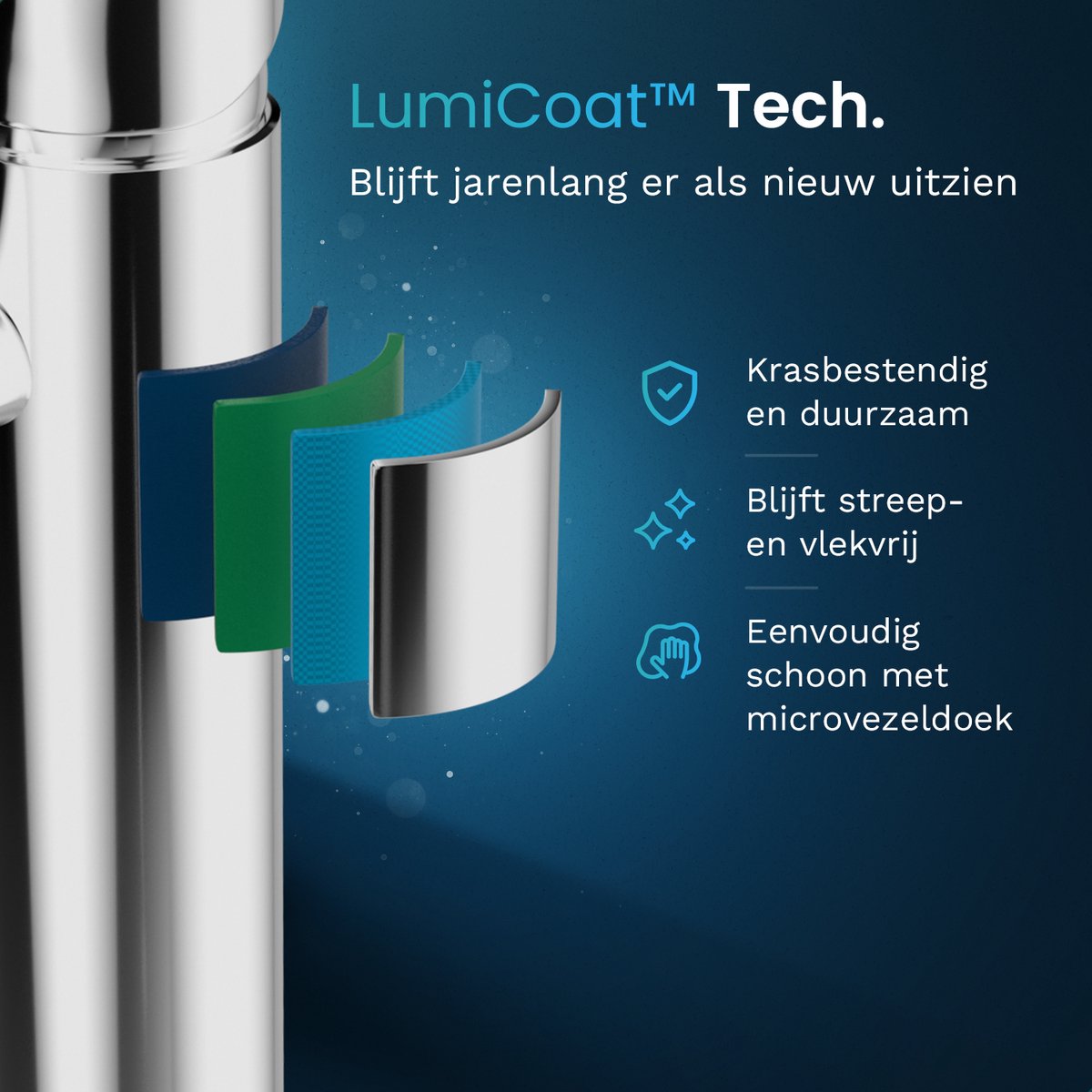 Mirlux Waschtischarmatur Chrom 29,5 x 17,2 x 5 cm - Badarmatur Kalt- und Warmwasser - Waschtischarmatur/WC-Armatur