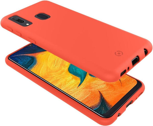 Celly Fall geeignet für Samsung Galaxy A40 - TPU Back Cover - Orange