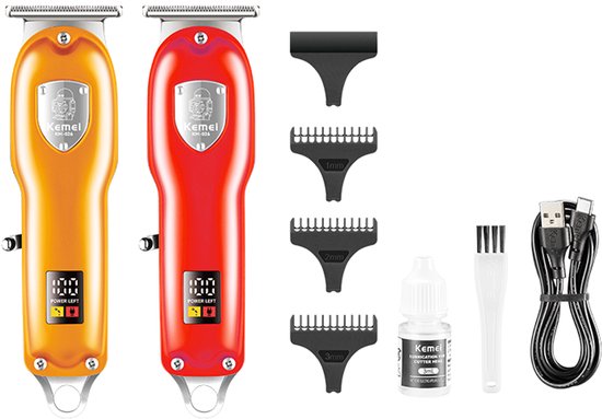 Kemei KM-026 Elektrischer Mini-Friseursalon-Haarschneider, kabelloser Rasierer, Haarschneidemaschine