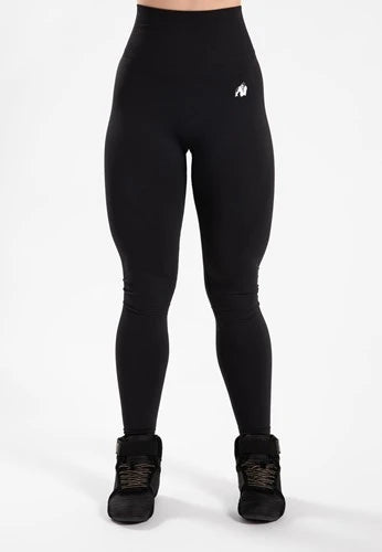 Gorilla Wear Olivia nahtlose Leggings - Schwarz - S/M