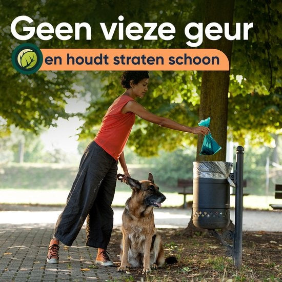 Biologisch Hondenpoepzakjes - 225 stuks - Poepzakjes Hond Afbreekbaar - Poop Bags