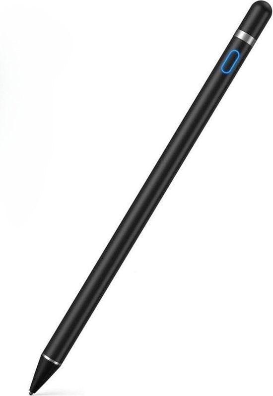 Tikkens 2 in 1 Active Stylus Pen - Für Tablet, Ipad, Android und Apple Phones - Schwarz