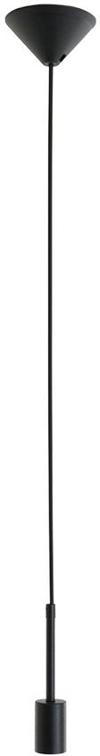 Hängeleuchte Minimalics 2701ZW Schwarz – Höhenverstellbar (42–170 cm) – Kunststoff, Metall – Mexlite