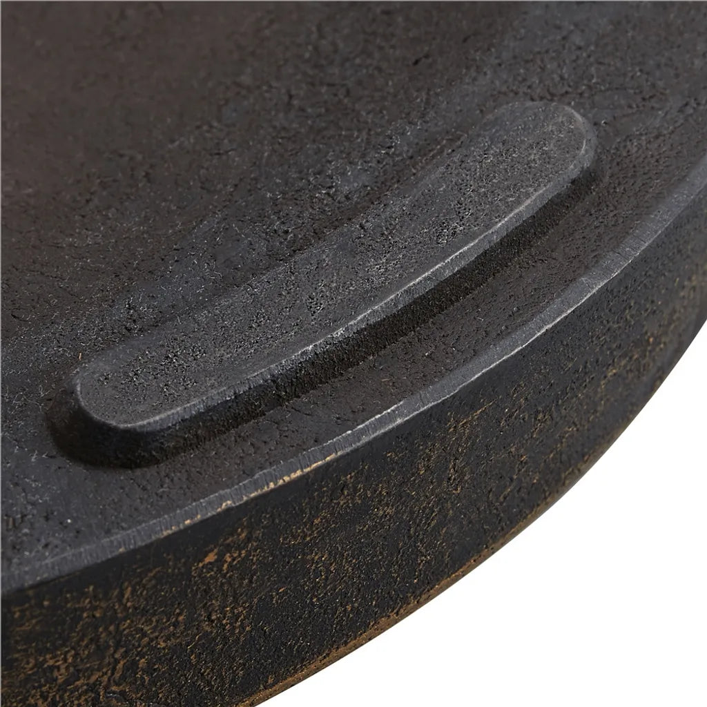 Yaheetech Sonnenschirmständer 10 kg, rund, bronzefarben