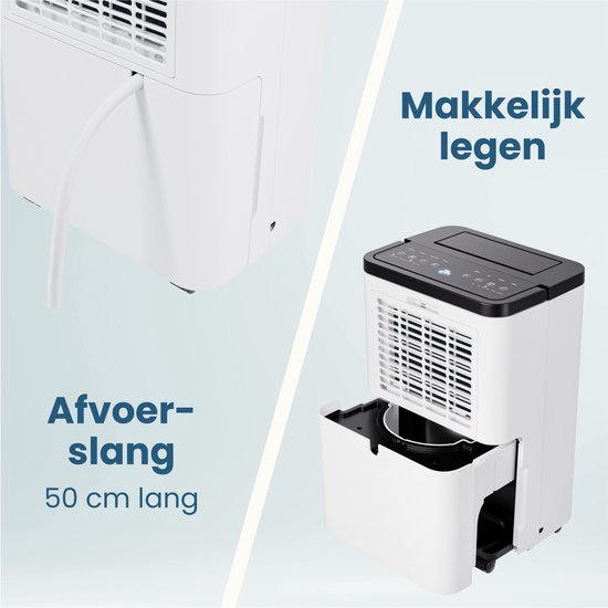 Auronic Luftentfeuchter - Compact Pro Plus - 20L - Schlafzimmer, Badezimmer, Wohnzimmer und Büro - Luftbefeuchter für Innenräume - Weiß