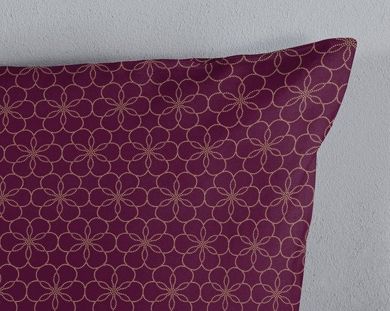 Hip - Bettbezug "Miska" - Bordeaux - 140x200 cm