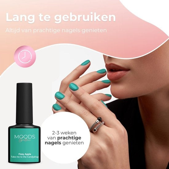 Moods Gellac 6-teiliges Set - Gel-Nagellack - 8ML - Take me to the Candyshop Edition - Gellac - Nägel - Gel Polish Starter Pack - Sommerfarben