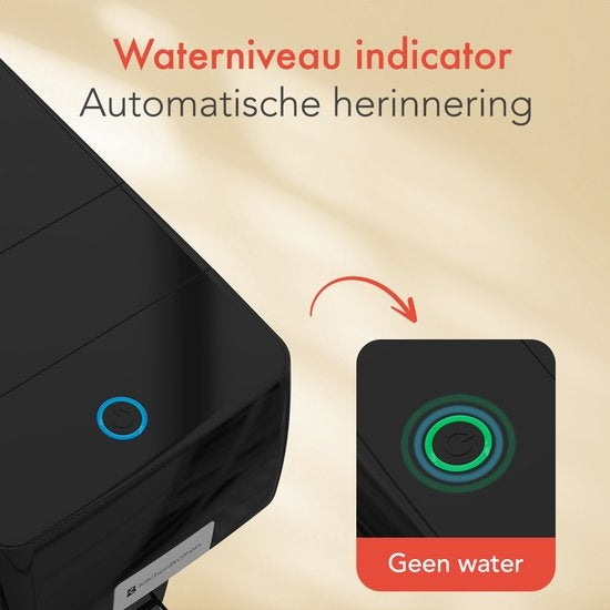 KitchenBrothers Heißwasserspender - 100grad - 250 ml - 2.5L - Schwarz