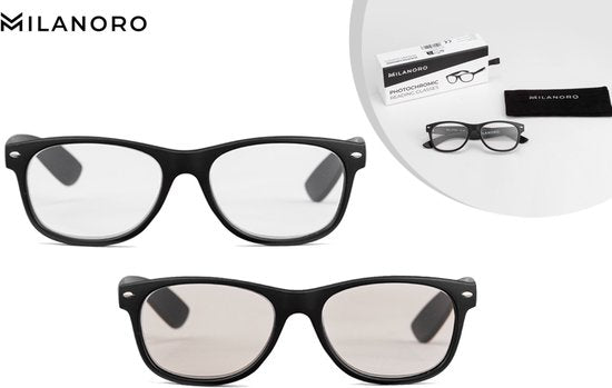 Milanoro - Praktische Lese- und Sonnenbrille in einem inklusive kostenlosem Schutzetui - Schildkrötenmotiv - +2