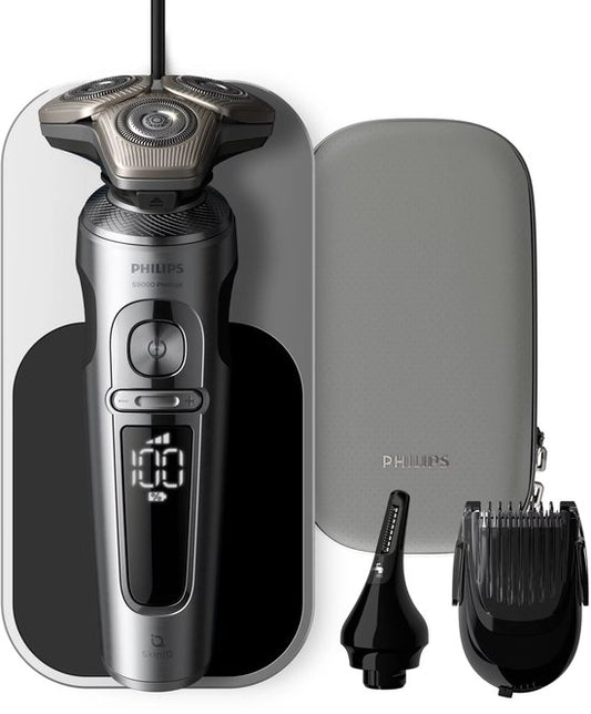 Philips Shaver S9000 Prestige SP9871/22 Elektrorasierer mit SkinIQ, Nass- und Trockenrasur